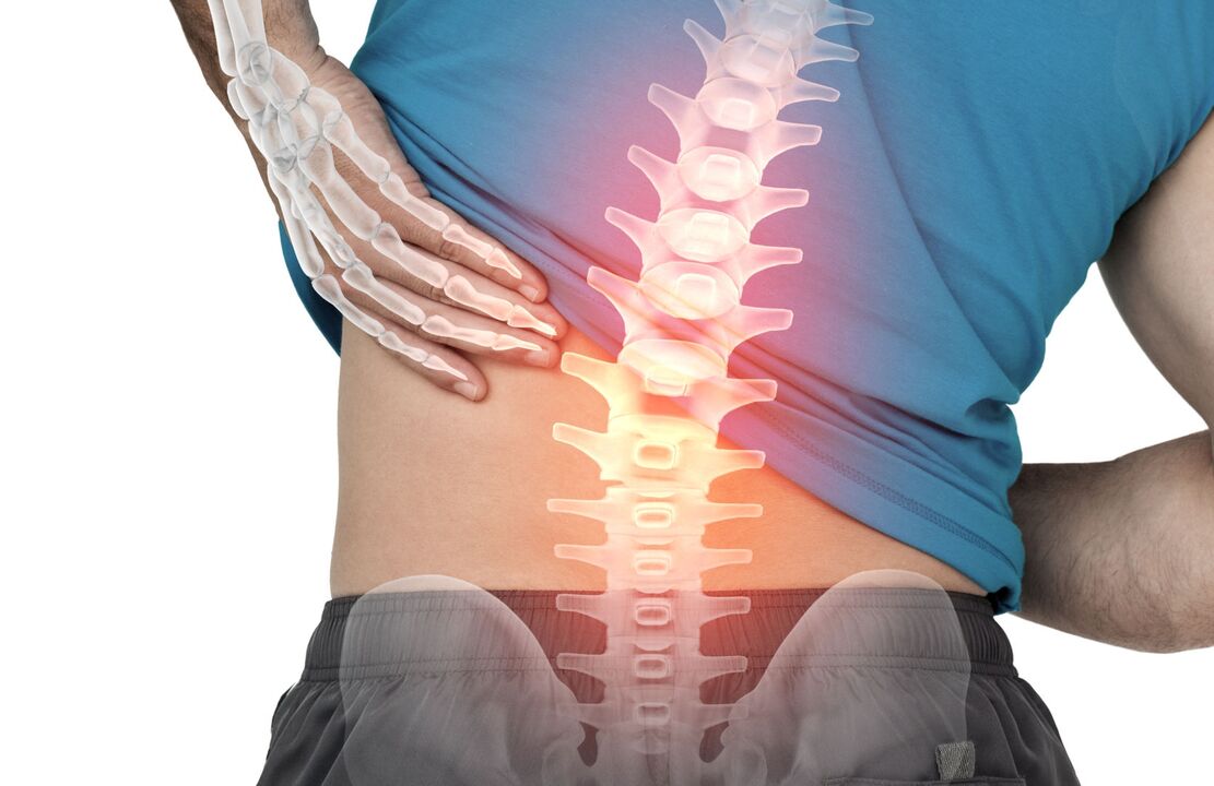 Die Gefahr des Gegners gegenseitig Lumbal des anderen
