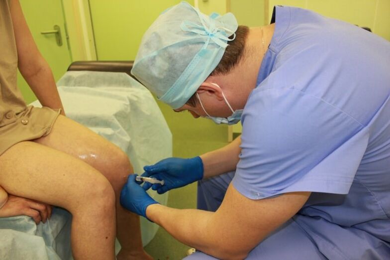 Bei sehr schweren Knieverletzungen sind intraartikuläre Injektionen das letzte Mittel